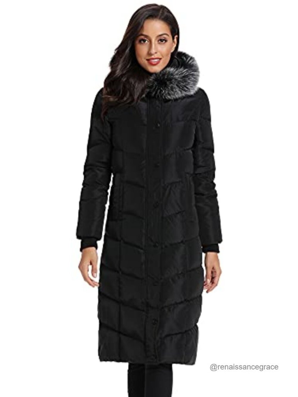 Women's Hooded Thickened Long Maxi Down Puffer Parka Coat